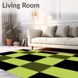 Buffalo Plaid Tartan with Bold Motifs(Black)