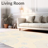 Petal Bloom Intricate Jewel Magnificent Statement Accent(Beige)
