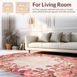 Aesthetic Bow Embellished with Petal Border(Red)