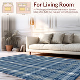 Warm Earthy Plaid Chic(Blue)