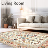 Beige Boho Bathroom for Tub Shower(Ivory)