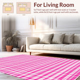 Vibrant Fun Checkered Texture(Pink)