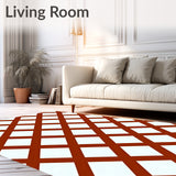 Harvest Crisscross Gingham Classic Elegant Sophisticated(Brown)