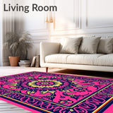 Burst Intricate Symmetrical Contemporary Design (Pink) - ODIKA