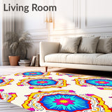 Mosaic Tile with Interlocking Hexagonal(Blue)