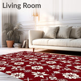 Buffalo Plaid Snowflake Duo Featuring Festive Nordic Motifs(Red)