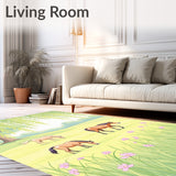 Equestrian Meadow Decorative Accent(Green)