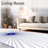 Supernova Burst Interlocking Design Featuring Radiant Constellation Details (Blue)