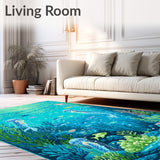 Under the Sea Adventure Ocean Themed Round(Blue)