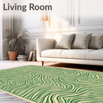 Artistic Wave With Repeating and Dot Details (Beige) - ODIKA