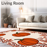 Elegant Farmhouse Pumpkin Patch Decorative Front Entrance(Orange)