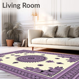 Ancestral Nomadic Tapestry Medallion Boho(Purple)