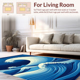 Chic Abstract Oceanic(Blue)