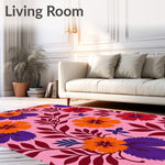 Sunset Hibiscus Floral Statement (Pink) - ODIKA