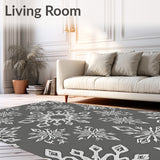 Doorway Welcome Frosty Celebration Enchanted(Gray)