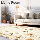 Boho Chic Floor Runner for Hallway Entrance(Beige)