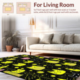 Delightful Friendly Cat Imagery(Black)