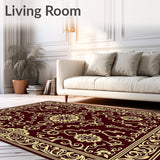 Ornate Baroque Inspired Swirling Vine(Brown)