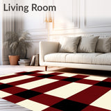 Festive Tartan Design with Crisp Checkerboard Motif(Red)