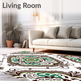 Boho Paisley Bloom Aesthetic Farmhouse(Brown)