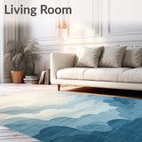 Dreamscape Collection Area Horizon Blend Abstract Artistry(Beige)