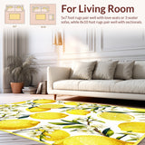 Lemon Grove Round Citrus Burst(Yellow)