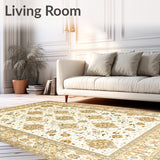 Beige Oushak Speckled Wool(Beige)