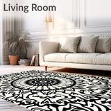 Burst Tufted with Radial Symmetry(Black)