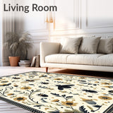 Whimsical Edge Area with Fantasy Bug and Bloom(Ivory)