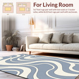 Abstract Wave Motifs With Fluid Interlocking And Contrasts(Gray)