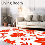 Festive Patchwork Plaid with Interlocking Seasonal Overlays(Red)