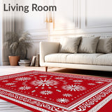 Frosty Jubilee Artisan Handwoven(Red)