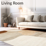 Customizable Runner Earth Tones Abstract(Beige)