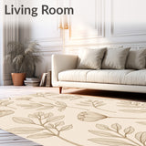 Botanical Heritage Artifact Featuring Desert Bloom(Beige)