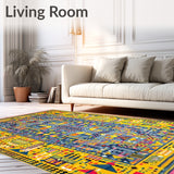 Elegant Area Grippers with Geometric for Vibrant Spaces(Yellow)