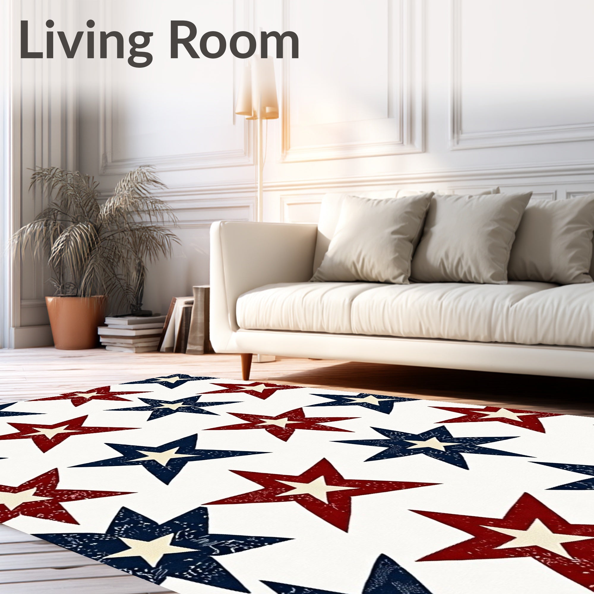 Heritage Stars And Stripes Distressed (Red) - ODIKA