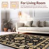 Artistic Grey Tinted Flower Design(Black)