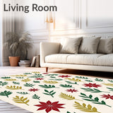 Holiday Botanical Wonderland Entryway Greeting Surface(Red)