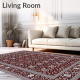 Abstract Floral Runner for(Red)