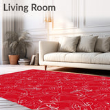 Joyful Yuletide Celebration Flooring Accent(Red)