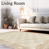 Artisan Beige Diamond Ethnic Textured with Dimensional(Beige)