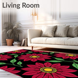 Vintage Poinsettia Bloom Seasonal Celebration Accent(Black)