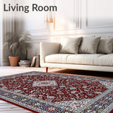 Geometric Medallion Decorative(Red)