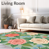 Enchanted Spring Bouquet Vintage Inspired Artwork(Pink)