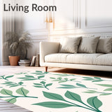 Botanical Leaf Minimalist Contemporary Illustration(Green)