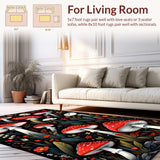 Contemporary Earthy Floral(Red)