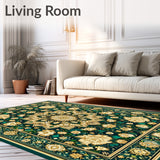 Patio Backyard with Deep Green Accents(Green)