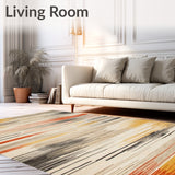 Canyon Spirit Abstract Tribal Patterned Beige Area(Beige)