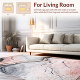 Sophisticated Abstract Geometry in Pastels(Pink)