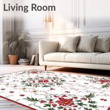 Botanical Leaf Arrangement with Nature Inspired Artistry (Red)